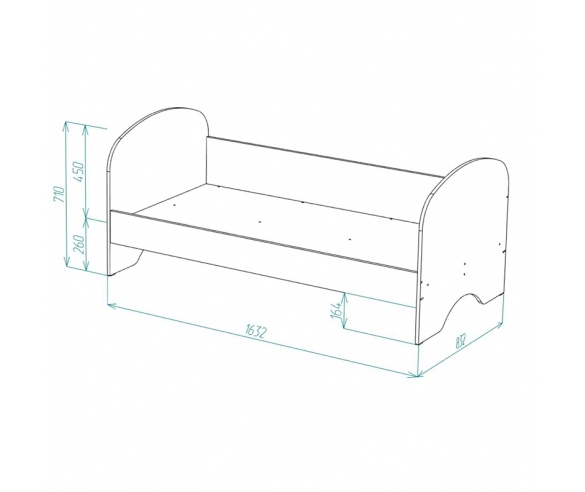 Схема кровати Нордик